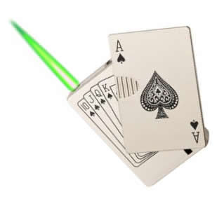 Why does card lighter have a green flame? Card lighter price