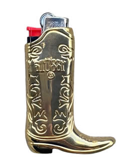 Stussy cowboy boot lighter and shoe lighter