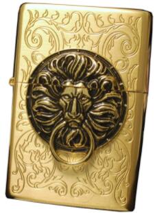 Zippo Armor Deep Carved Lighter - Lion